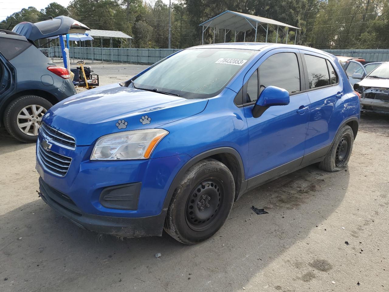 CHEVROLET TRAX 2015 kl7cjksb6fb263706