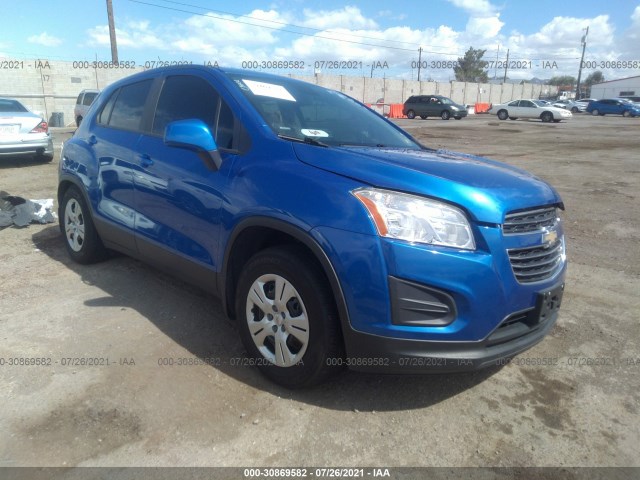 CHEVROLET TRAX 2016 kl7cjksb6gb678090