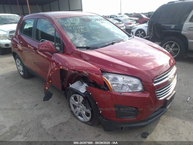 CHEVROLET TRAX 2015 kl7cjksb7fb110364