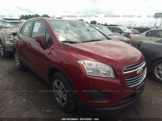 CHEVROLET TRAX 2015 kl7cjksb7fb130579