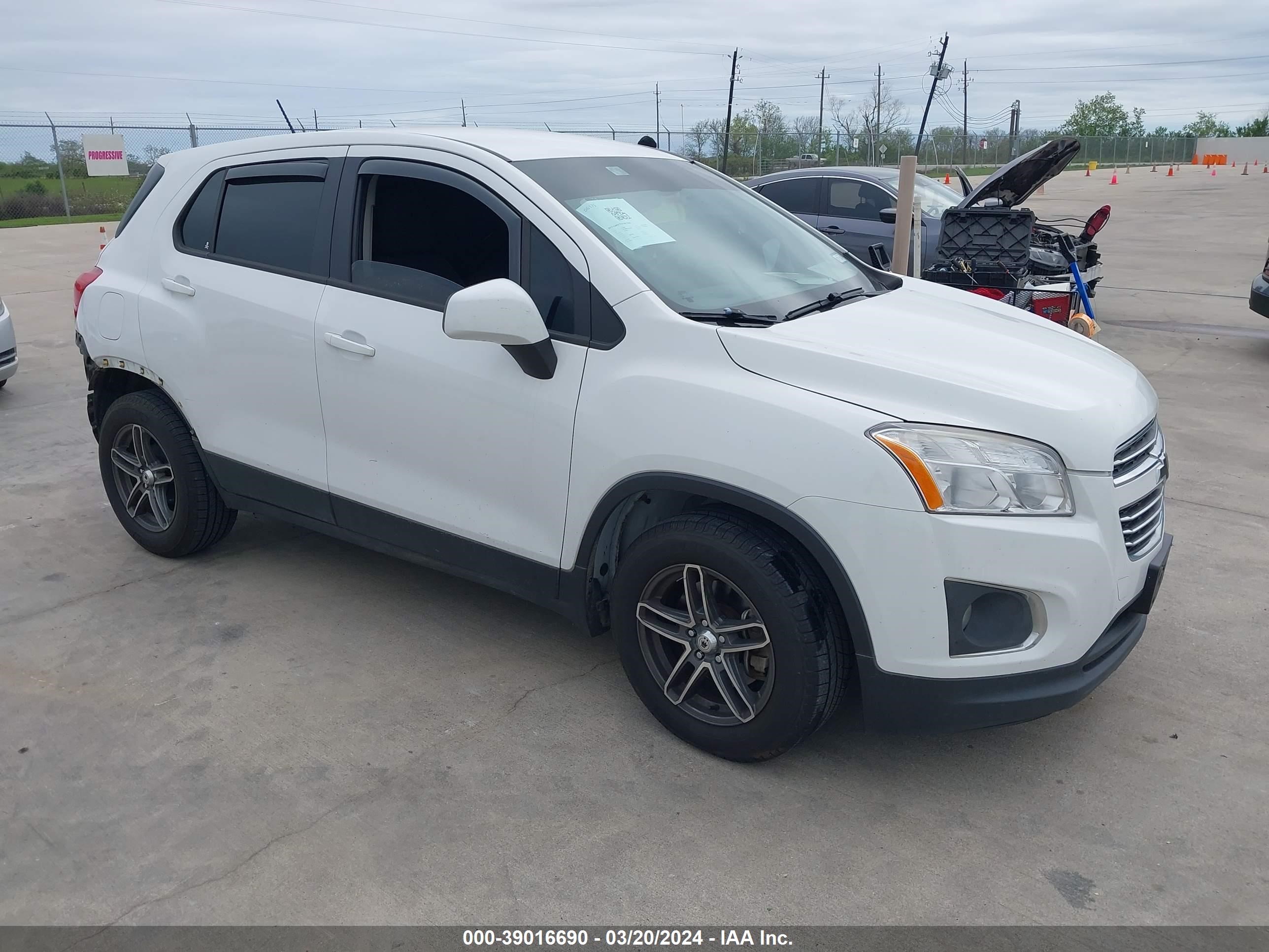 CHEVROLET TRAX 2015 kl7cjksb8fb184165