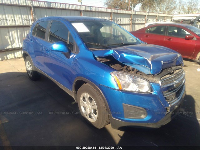 CHEVROLET TRAX 2016 kl7cjksb8gb575477