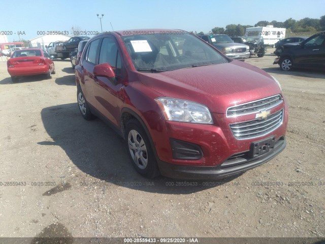 CHEVROLET TRAX 2015 kl7cjksb9fb057568