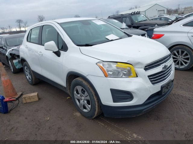 CHEVROLET TRAX 2015 kl7cjksb9fb109183