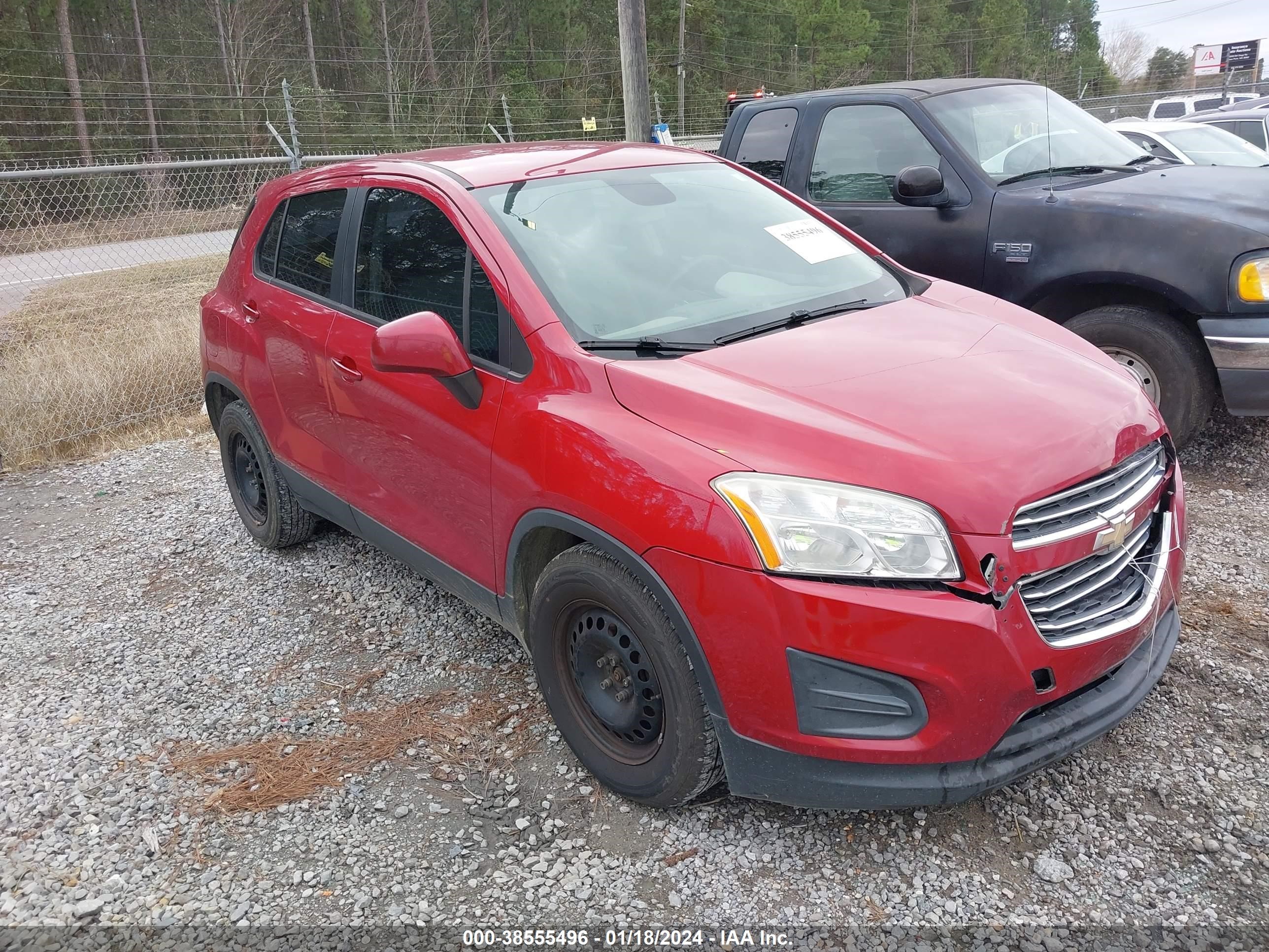 CHEVROLET TRAX 2015 kl7cjksb9fb162112