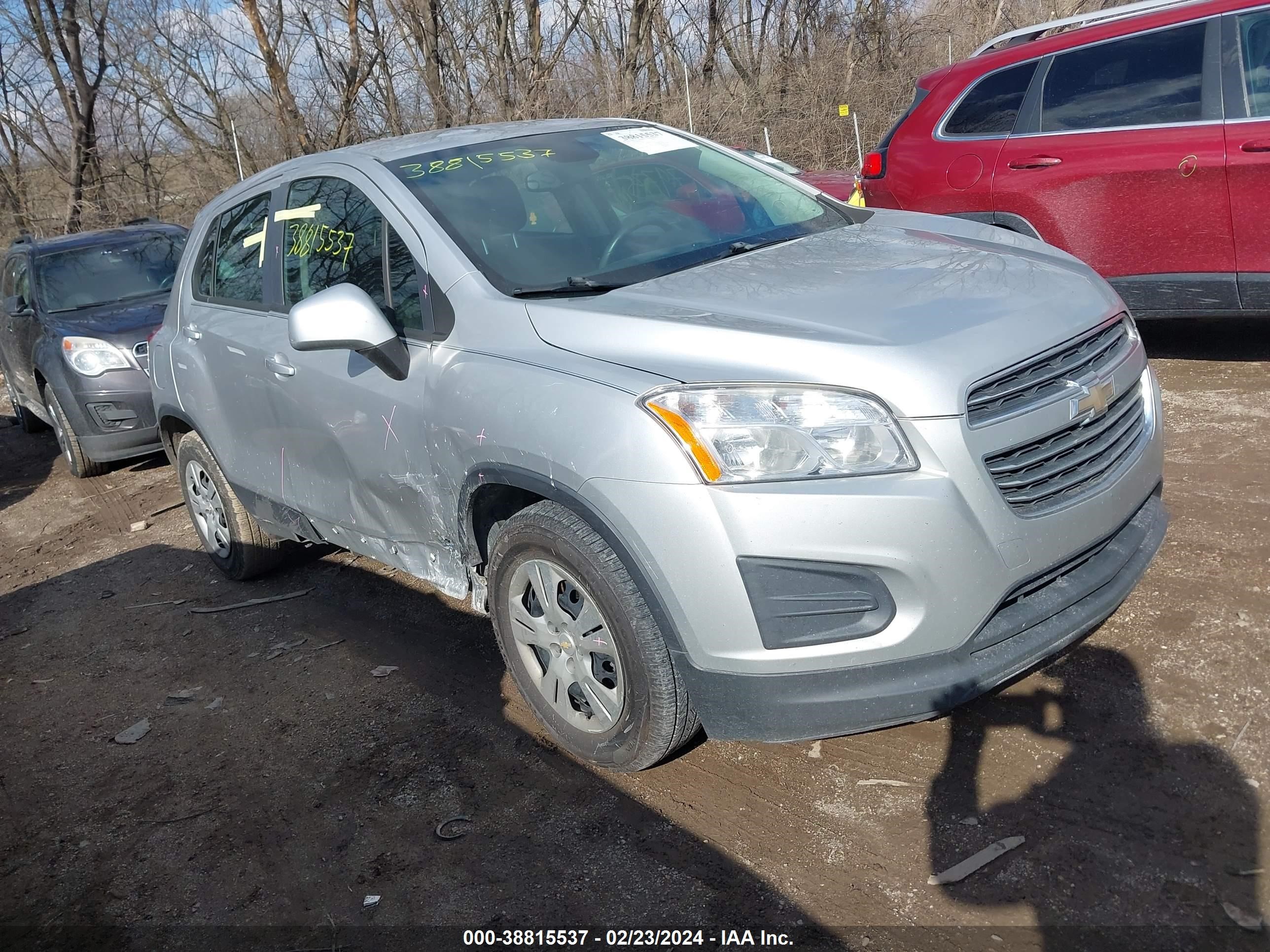 CHEVROLET TRAX 2015 kl7cjksb9fb213768