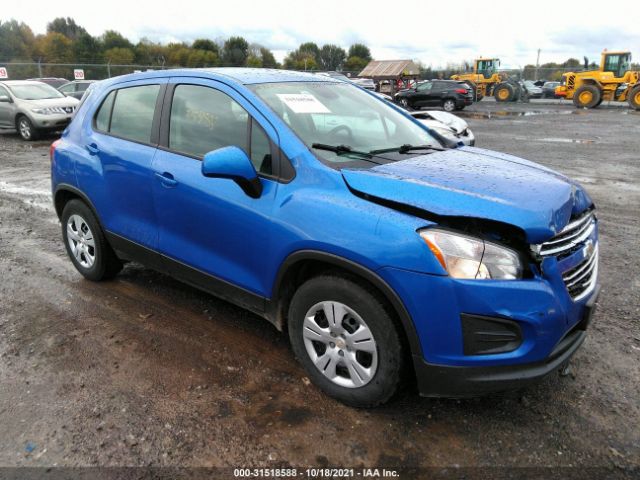 CHEVROLET TRAX 2015 kl7cjksbxfb105269