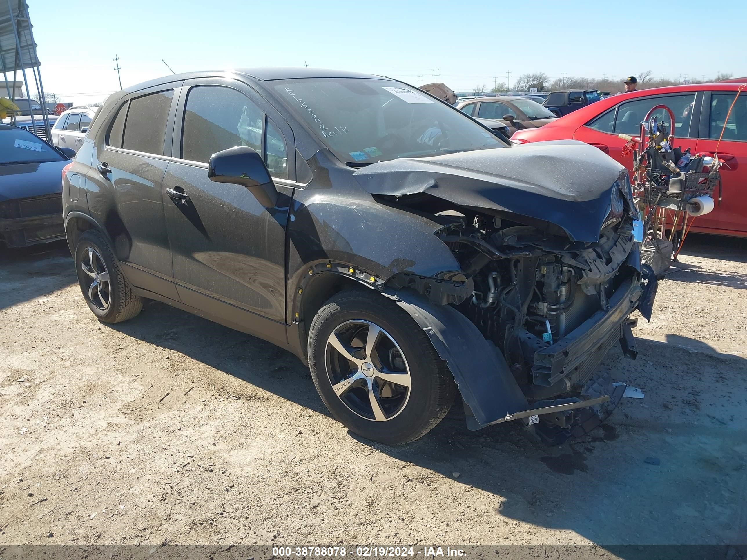 CHEVROLET TRAX 2015 kl7cjksbxfb206943