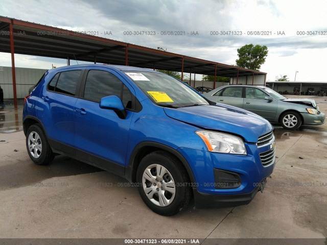 CHEVROLET TRAX 2016 kl7cjksbxgb609516