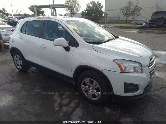 CHEVROLET TRAX 2016 kl7cjksbxgb612285