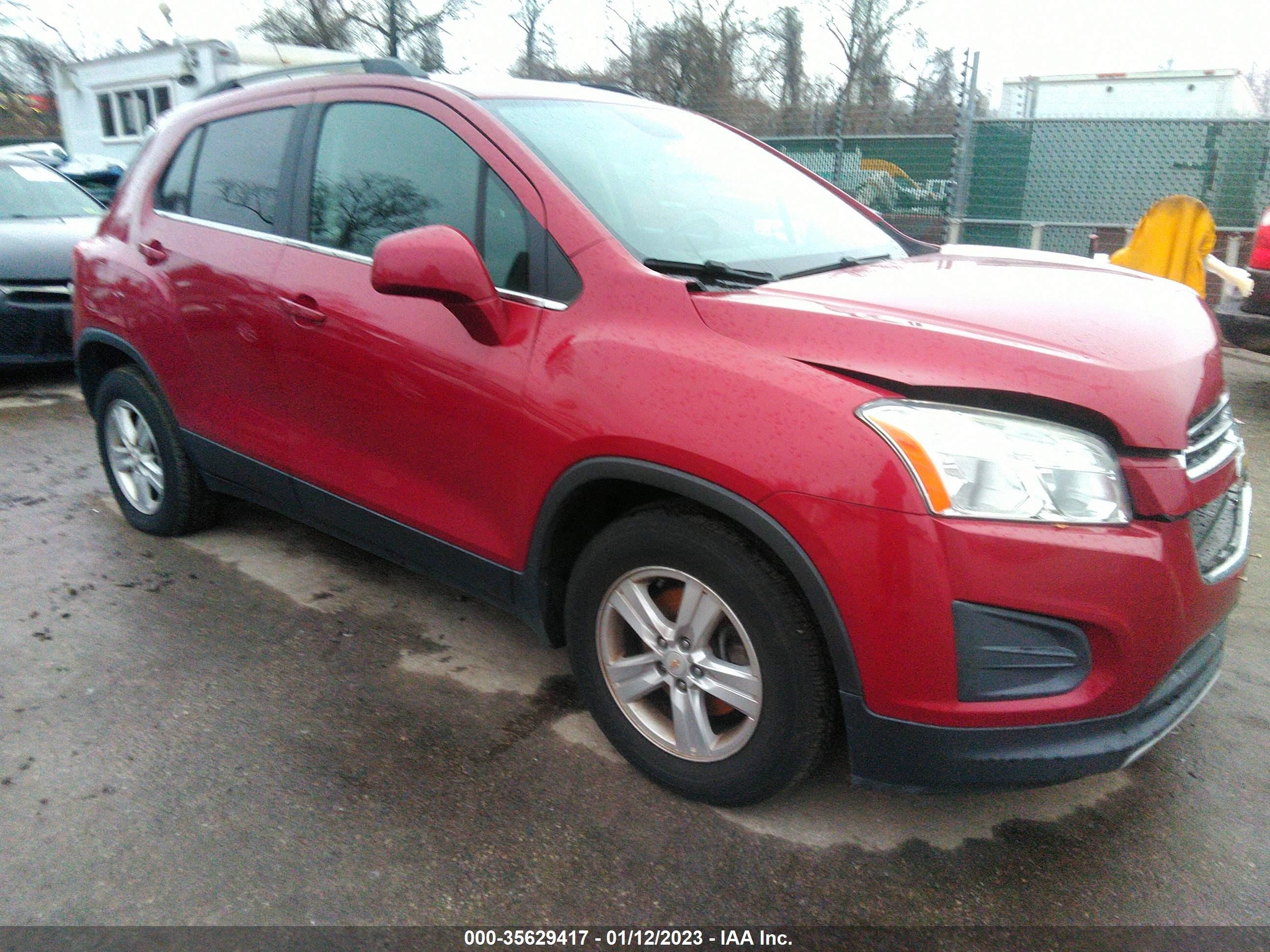 CHEVROLET TRAX 2015 kl7cjlsb0fb116626