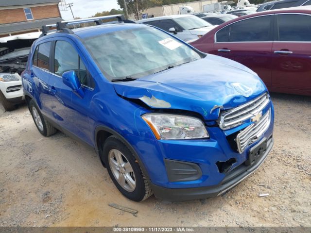 CHEVROLET TRAX 2016 kl7cjlsb0gb731761