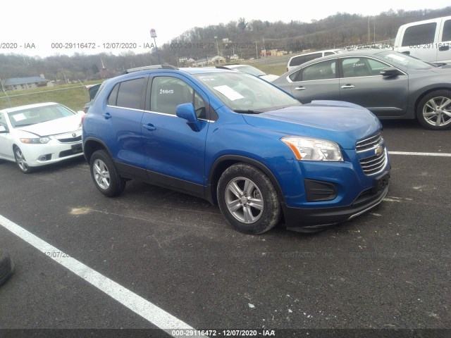 CHEVROLET TRAX 2016 kl7cjlsb2gb636151