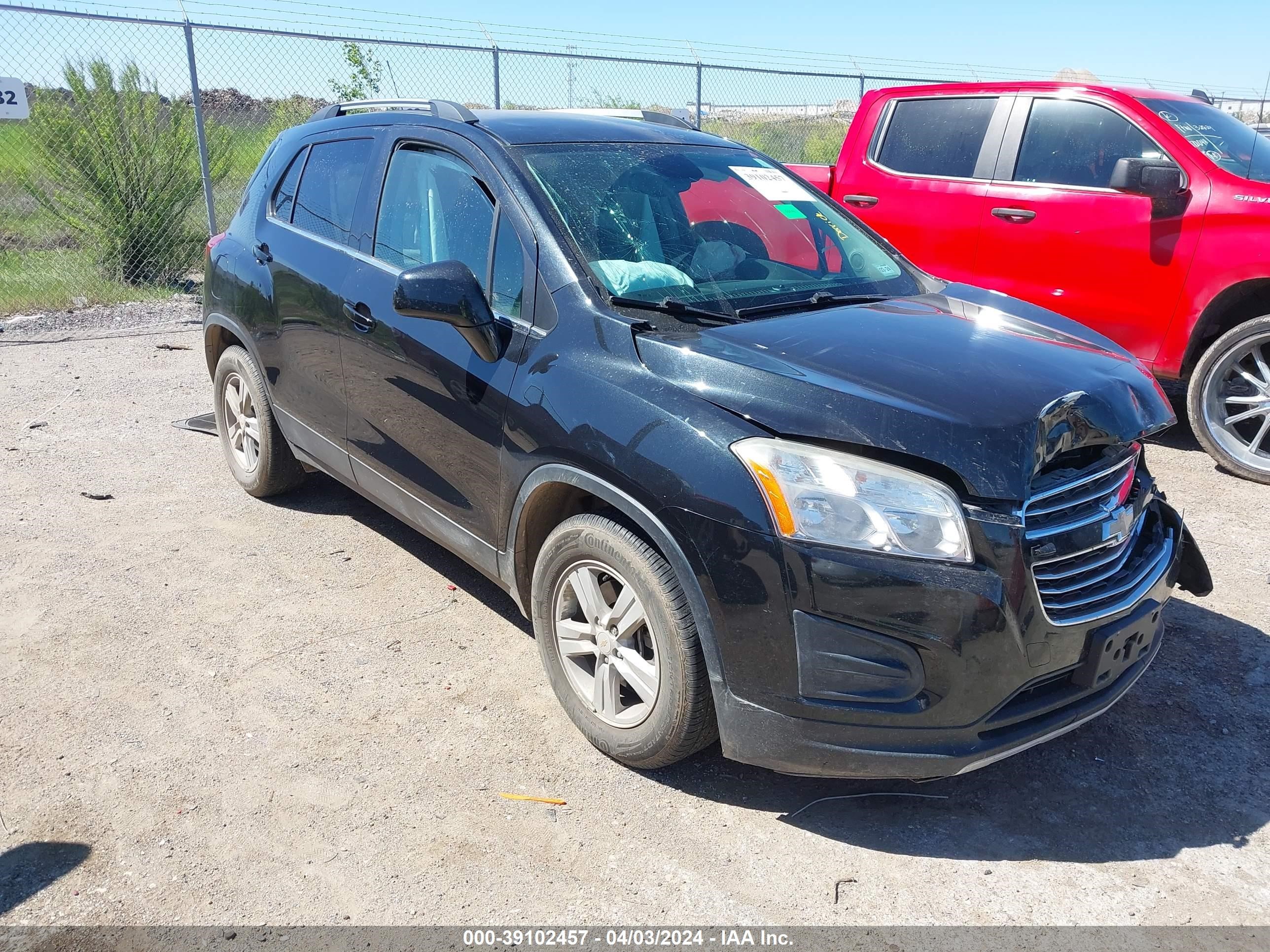 CHEVROLET TRAX 2016 kl7cjlsb2gb646534