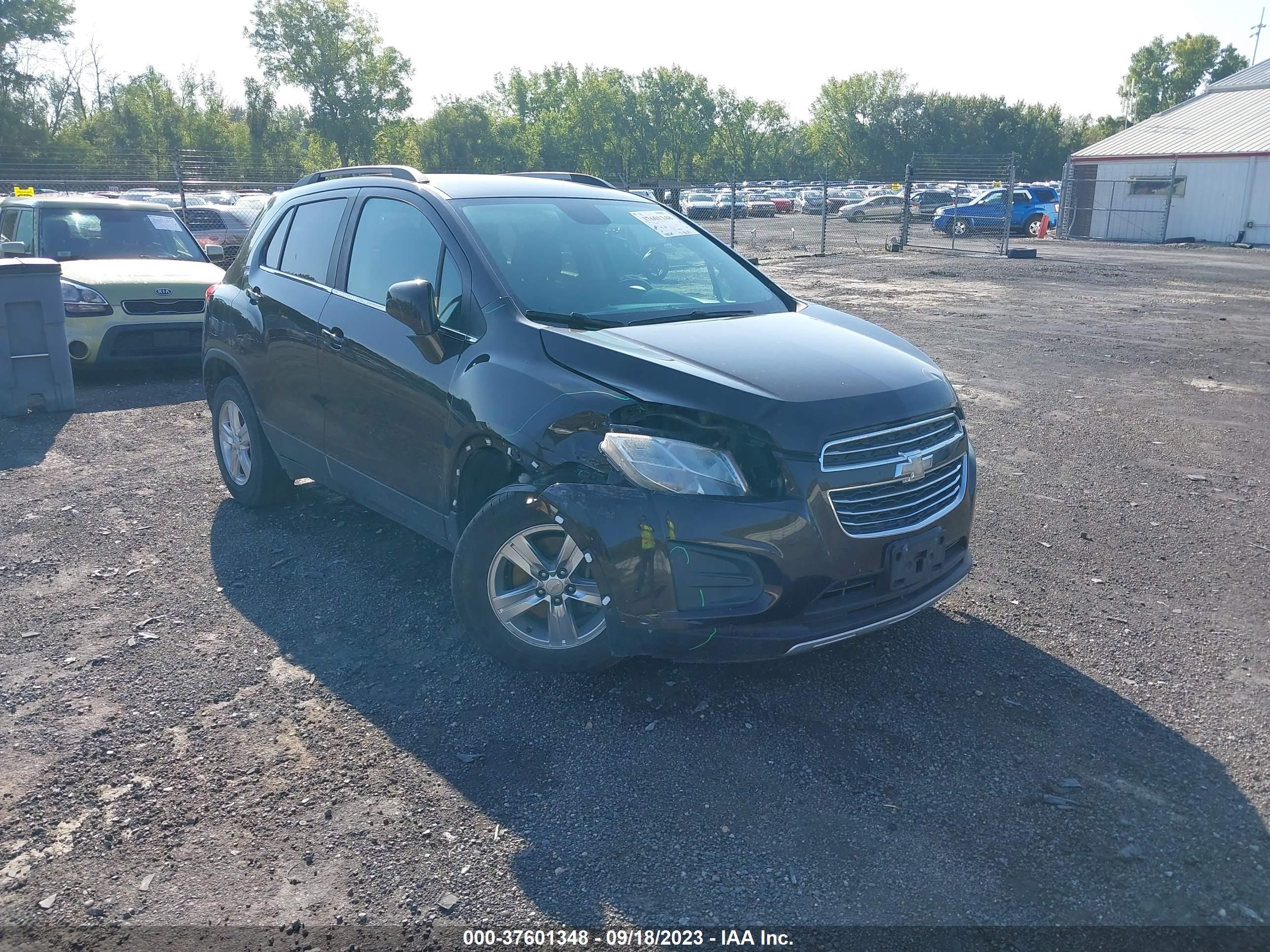 CHEVROLET TRAX 2015 kl7cjlsb3fb083511