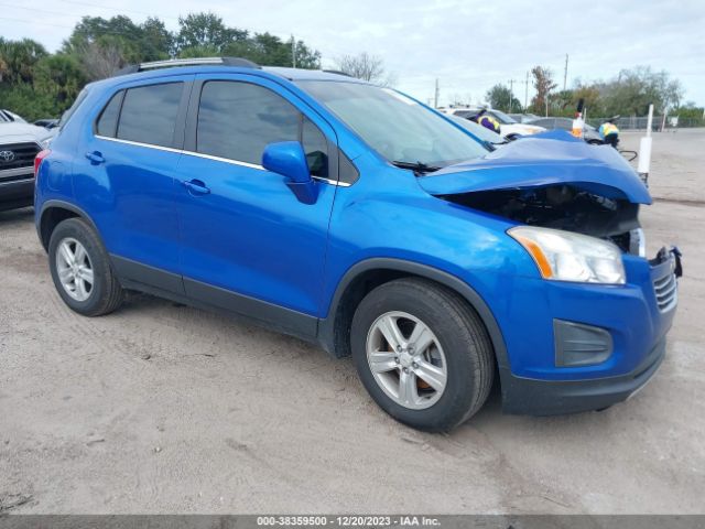 CHEVROLET TRAX 2016 kl7cjlsb3gb651046