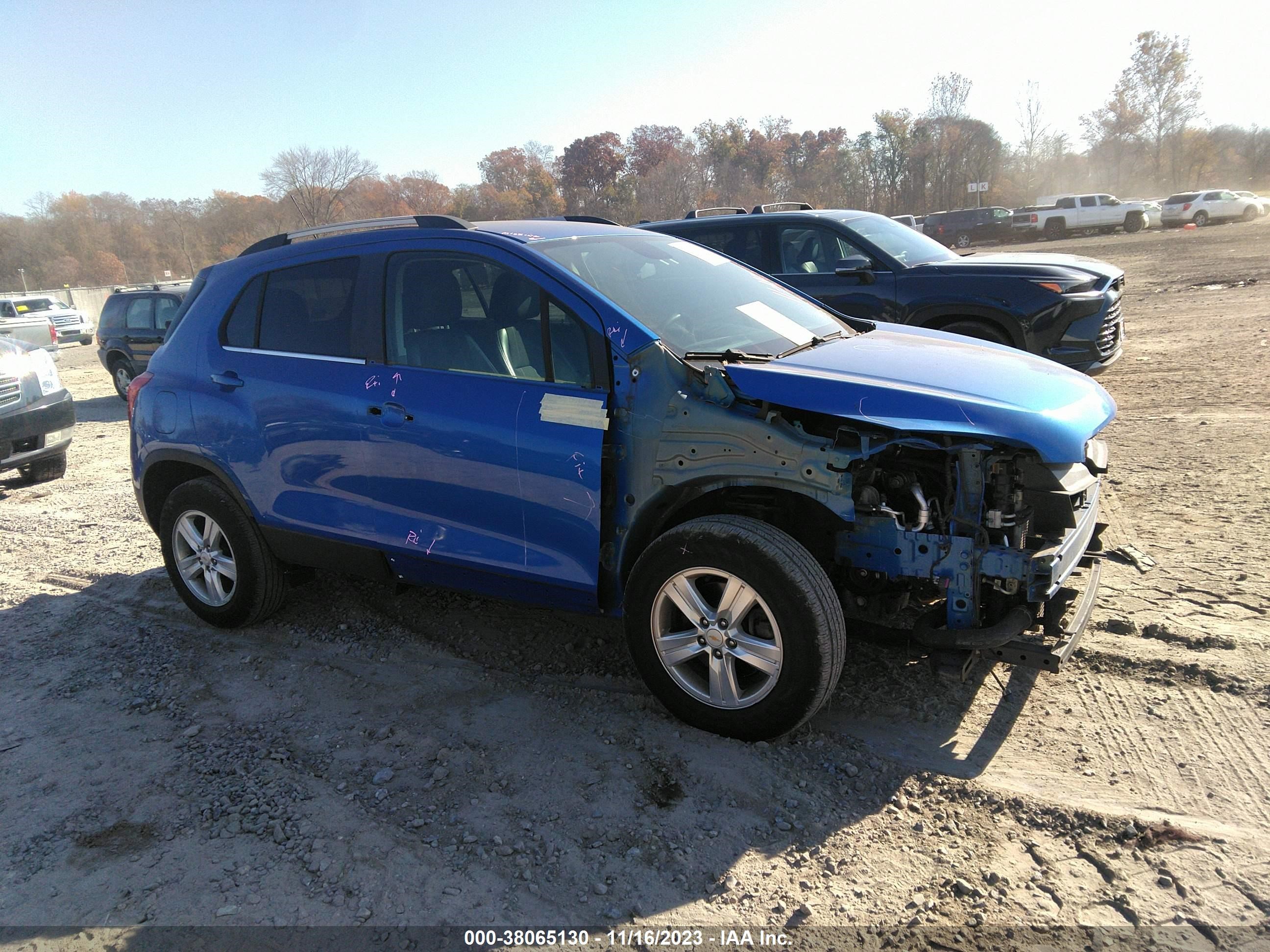 CHEVROLET TRAX 2015 kl7cjlsb4fb117584