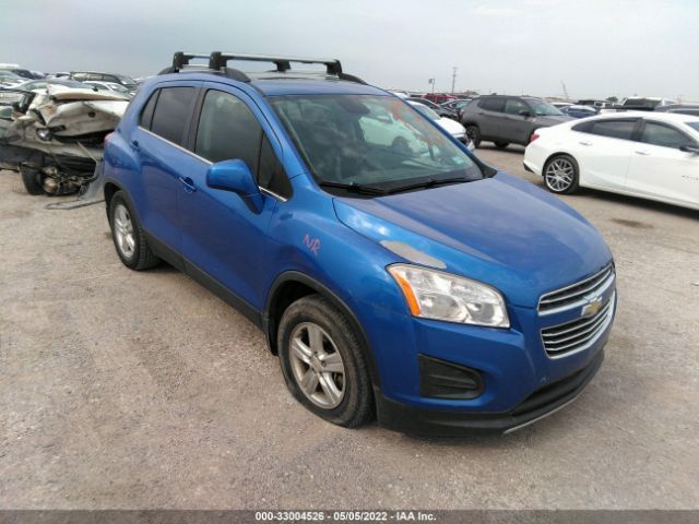 CHEVROLET TRAX 2015 kl7cjlsb5fb163604