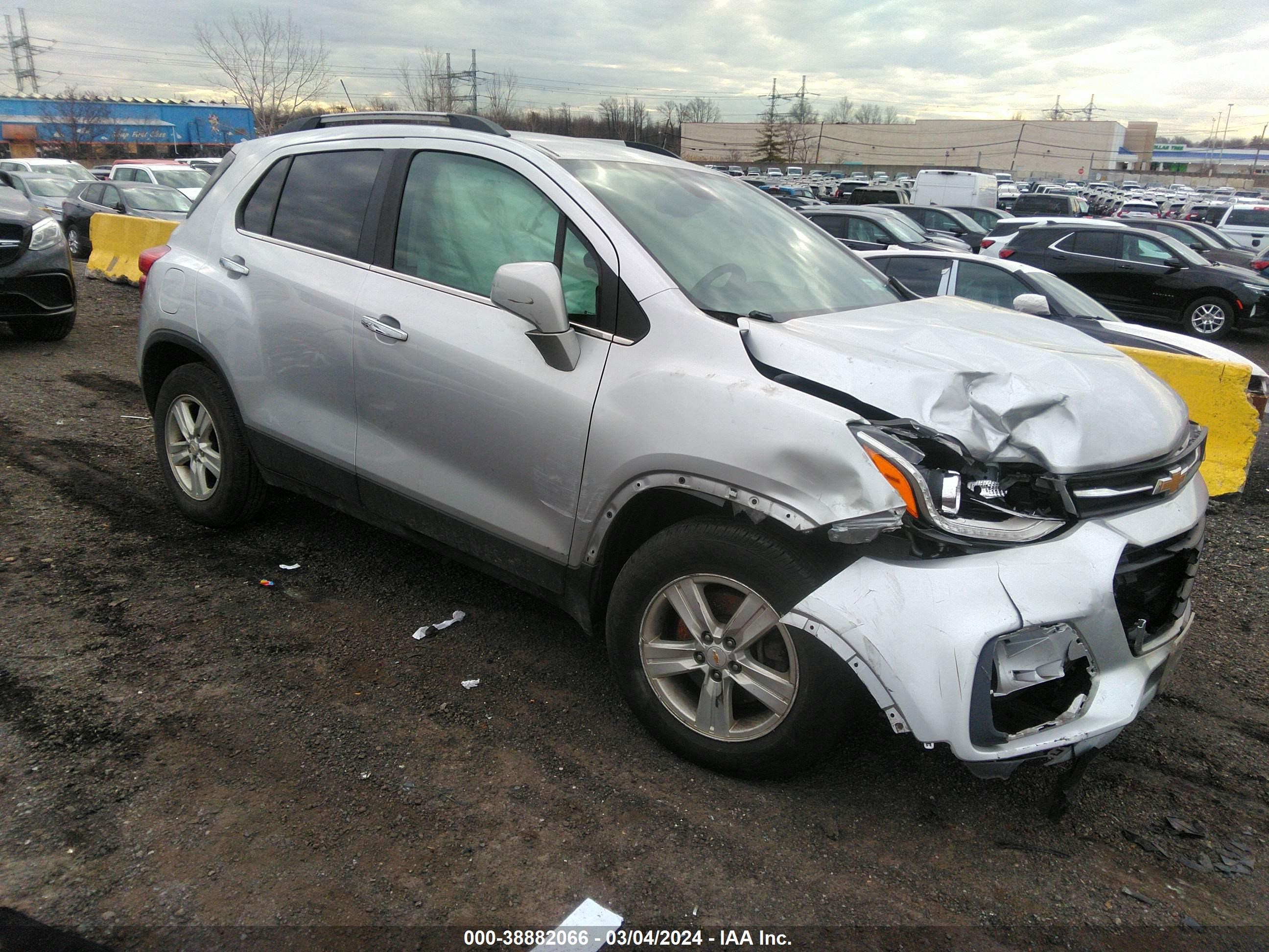 CHEVROLET TRAX 2017 kl7cjlsb5hb170636