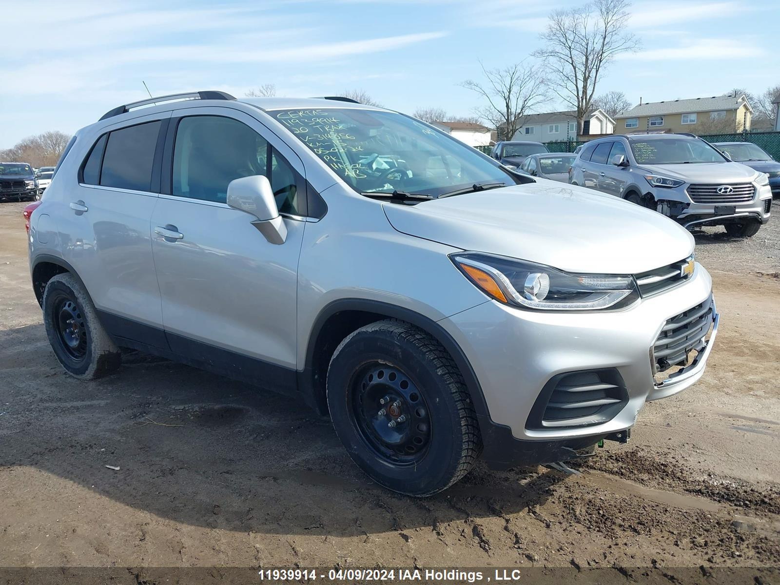 CHEVROLET TRAX 2020 kl7cjlsb5lb314856