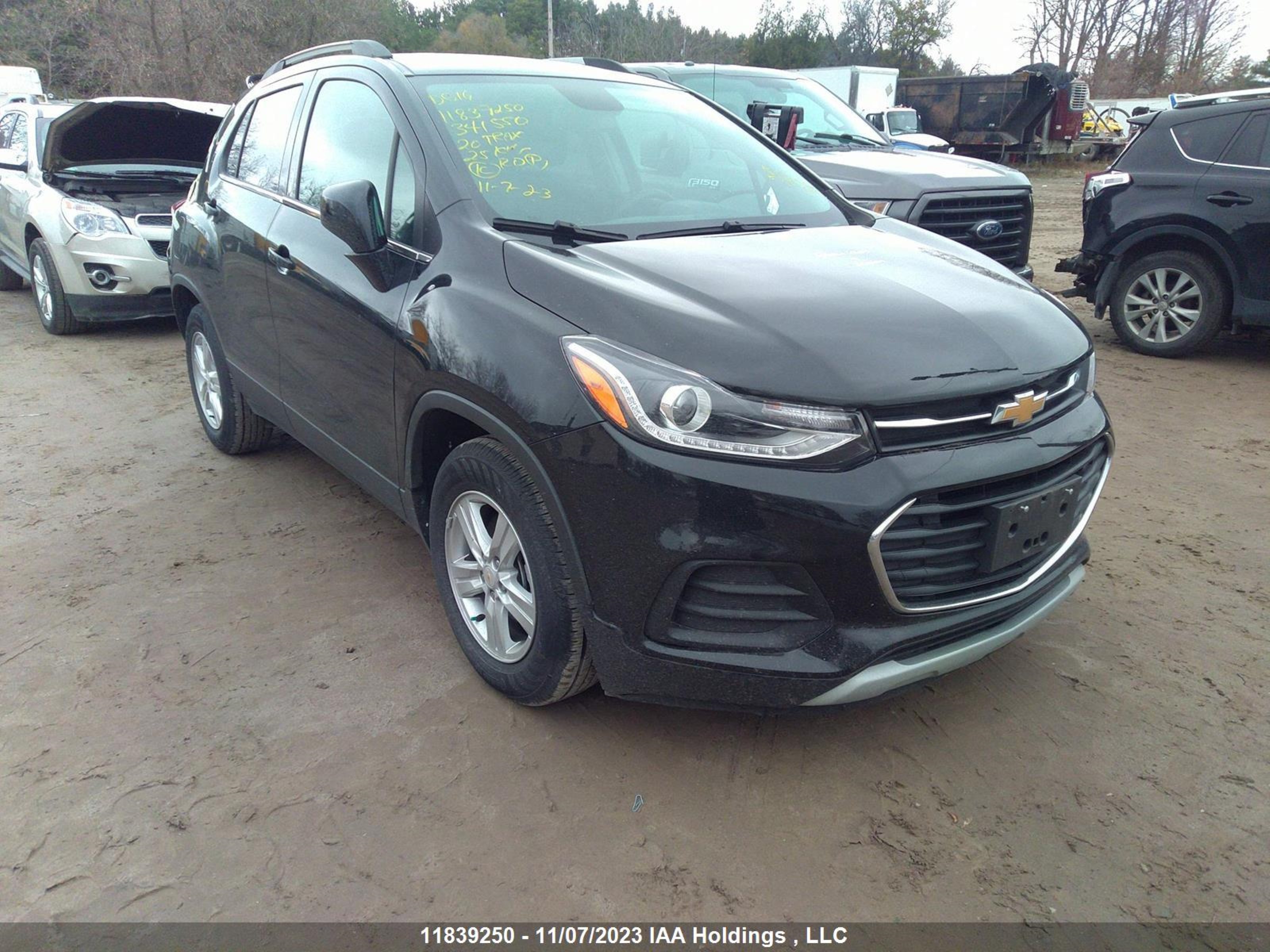 CHEVROLET TRAX 2020 kl7cjlsb6lb341550