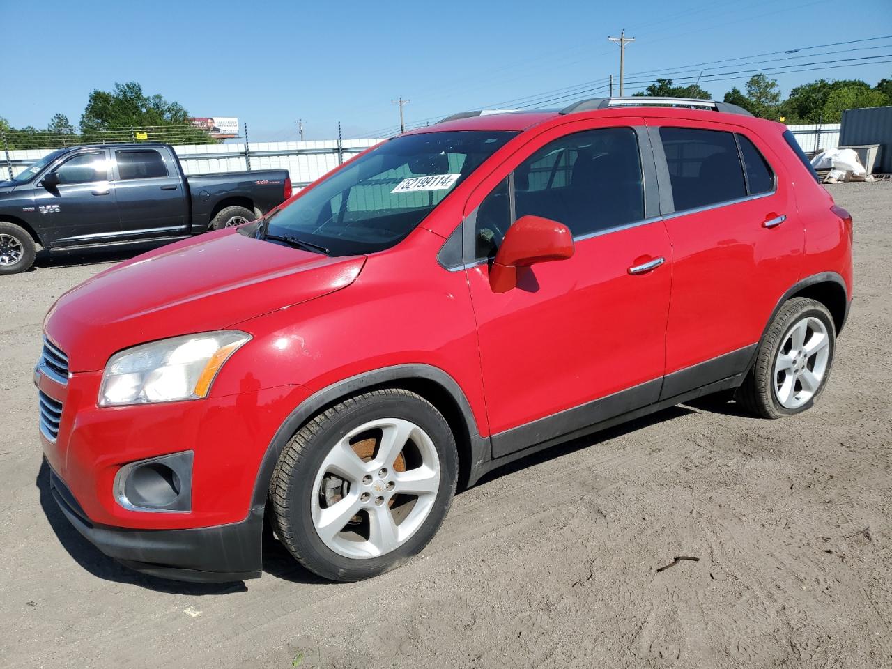 CHEVROLET TRAX 2016 kl7cjmsbxgb683143