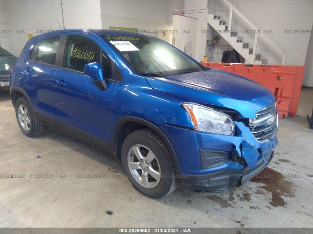 CHEVROLET TRAX 2016 kl7cjnsb2gb574018