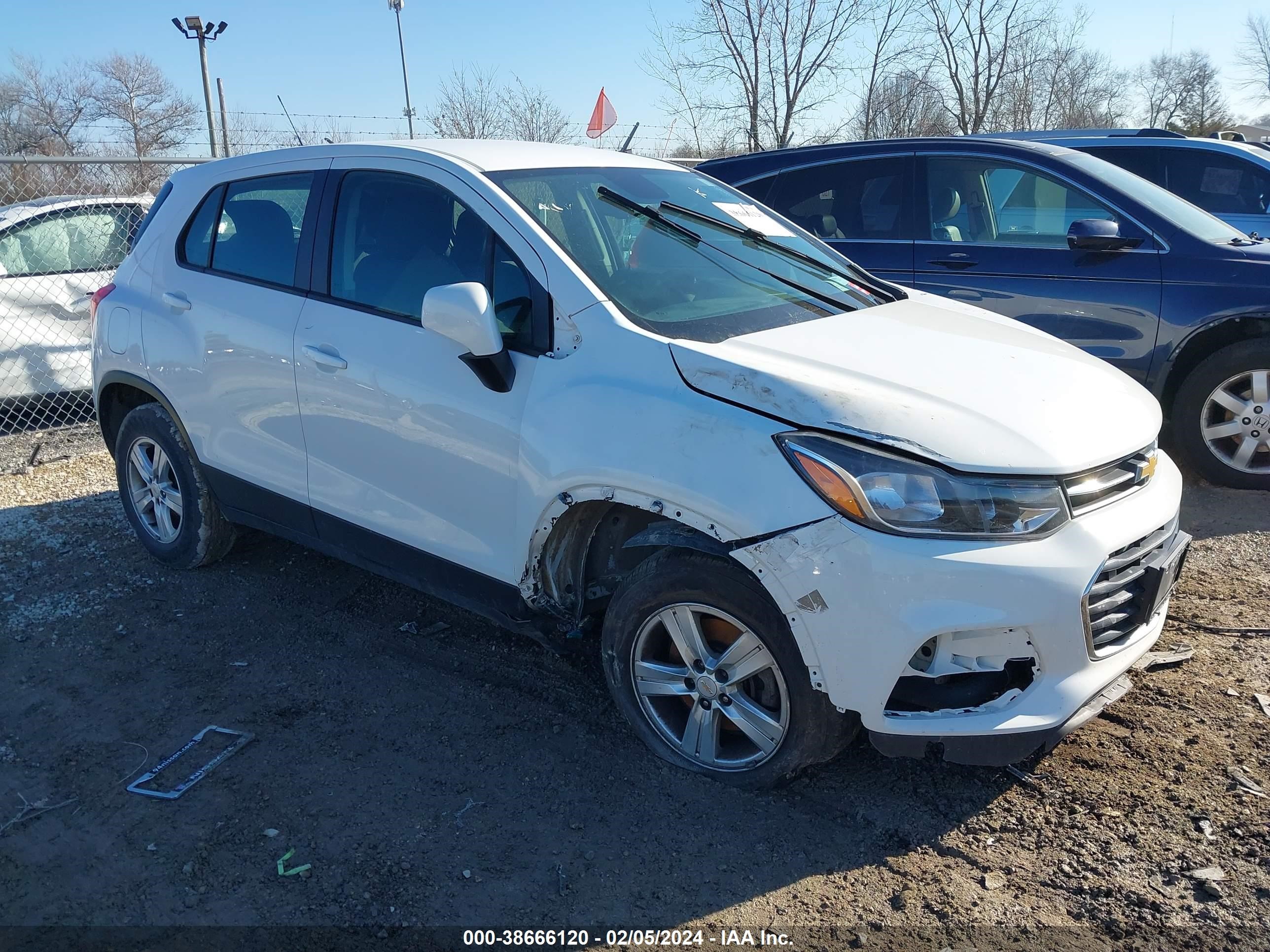 CHEVROLET TRAX 2020 kl7cjnsb4lb316643