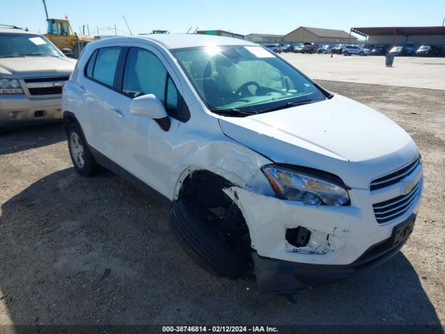 CHEVROLET TRAX 2016 kl7cjnsb5gb630288