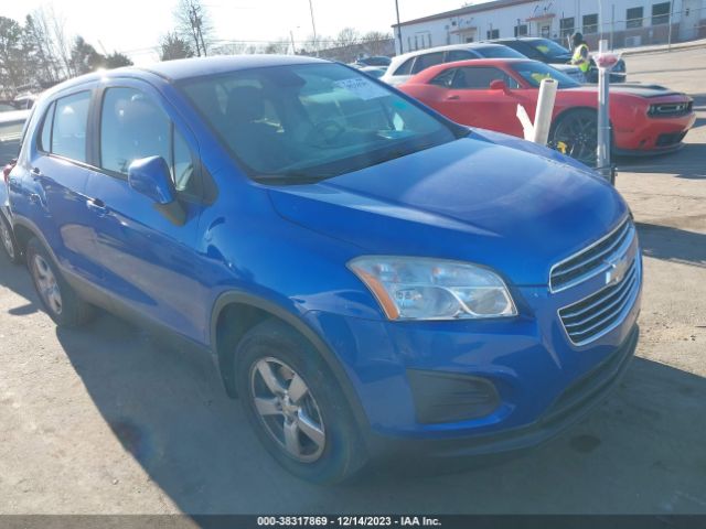 CHEVROLET TRAX 2016 kl7cjnsb7gb757107