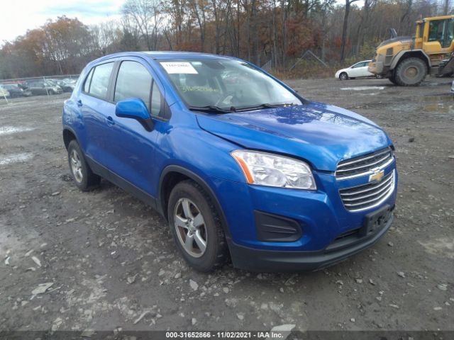 CHEVROLET TRAX 2016 kl7cjnsb8gb629992