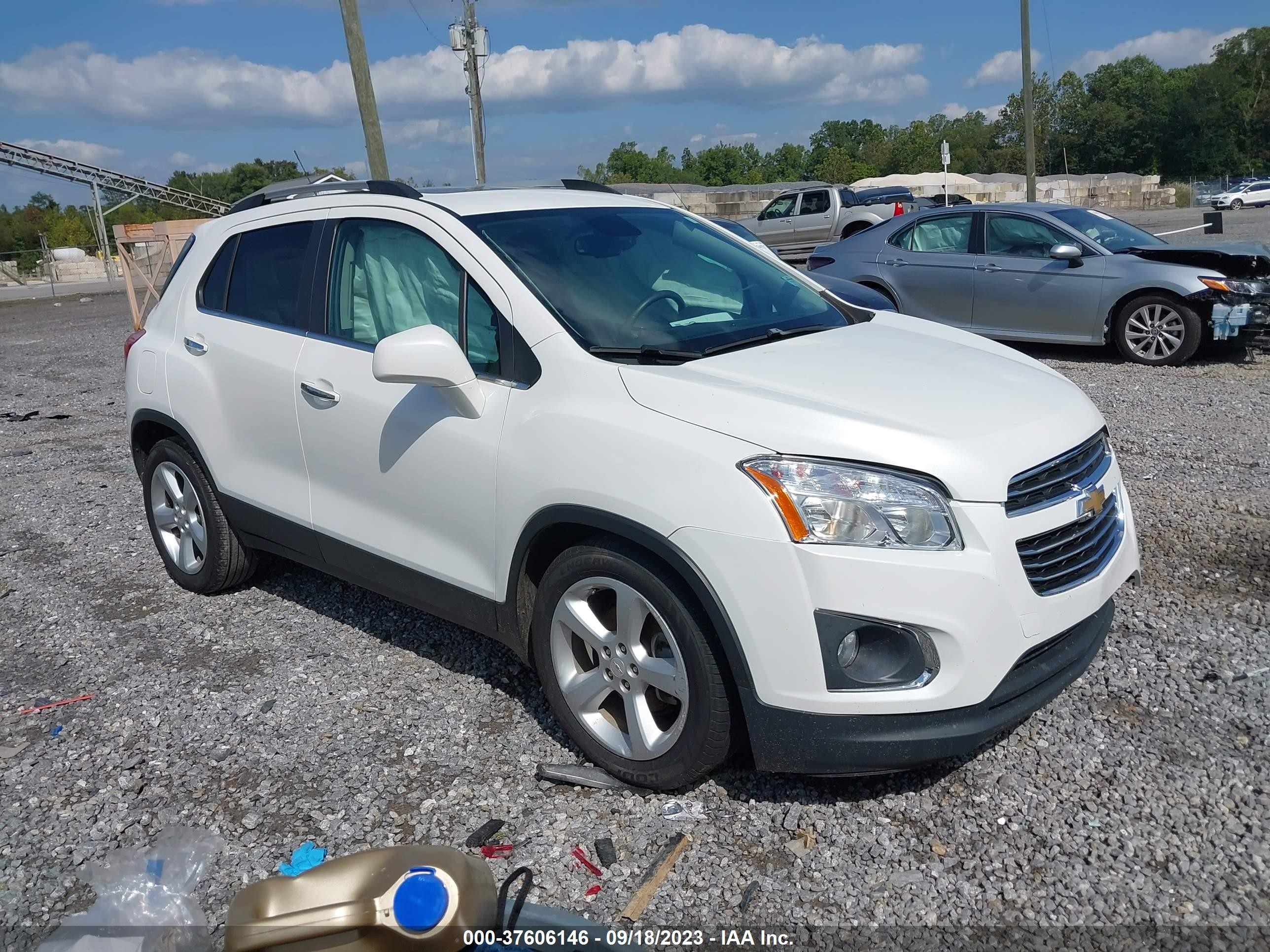 CHEVROLET TRAX 2015 kl7cjnsb9fb222410