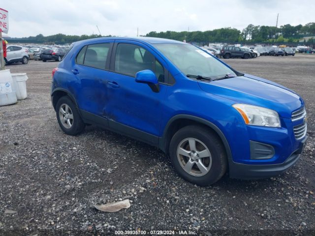 CHEVROLET TRAX 2016 kl7cjnsbxgb597661