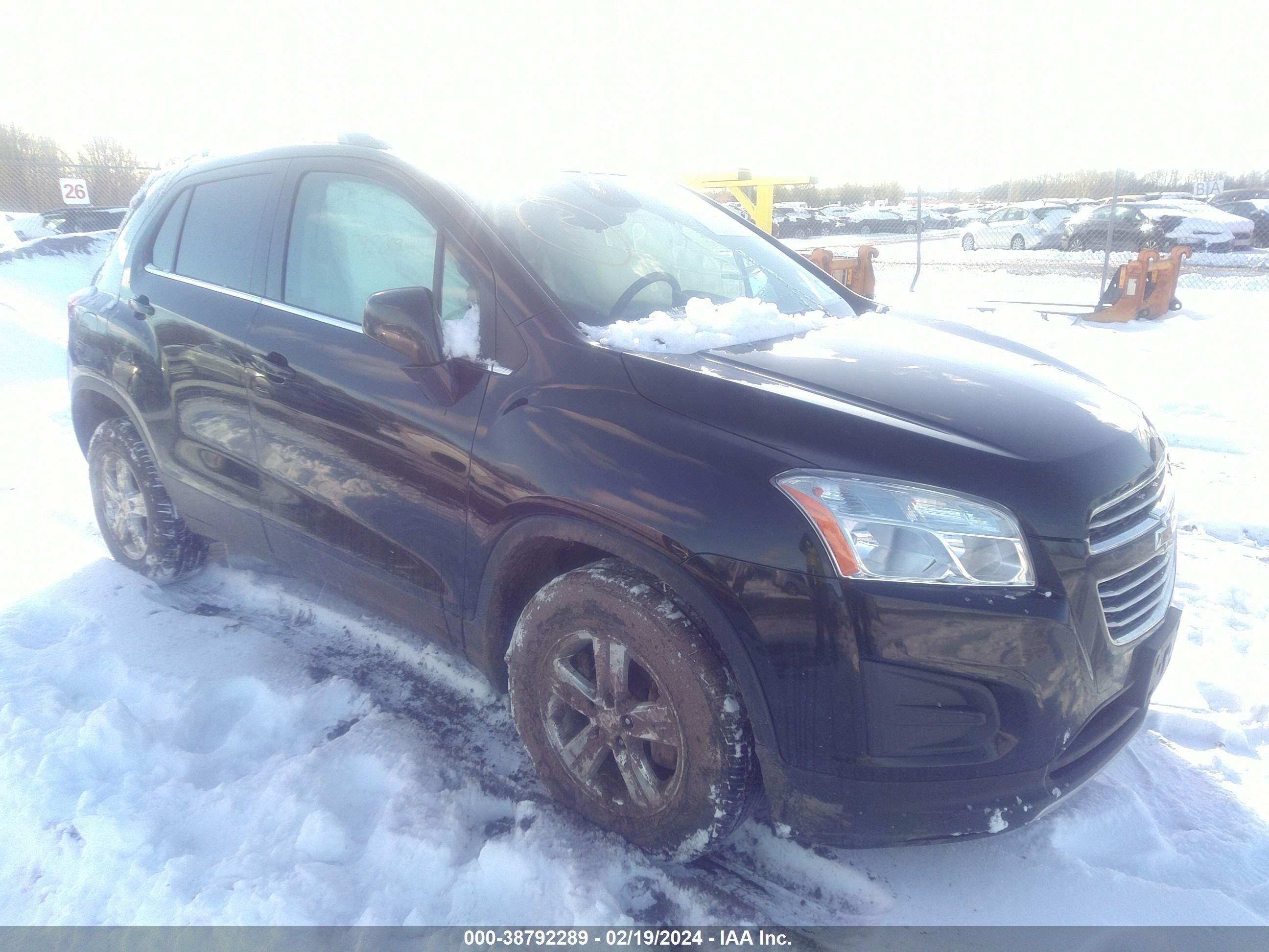 CHEVROLET TRAX 2016 kl7cjpsb0gb633594