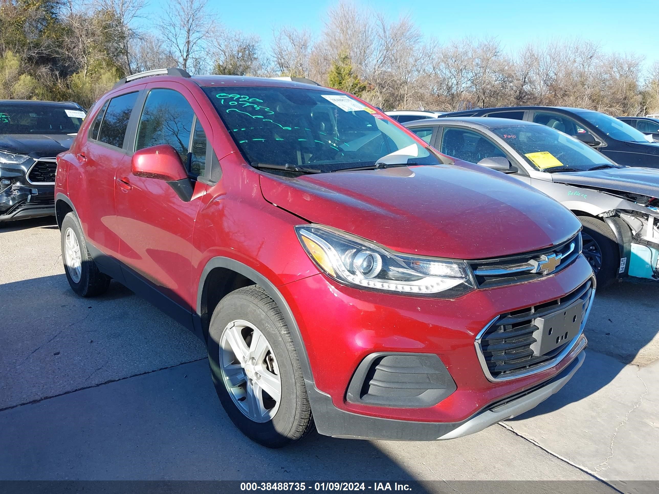 CHEVROLET TRAX 2021 kl7cjpsb0mb326020