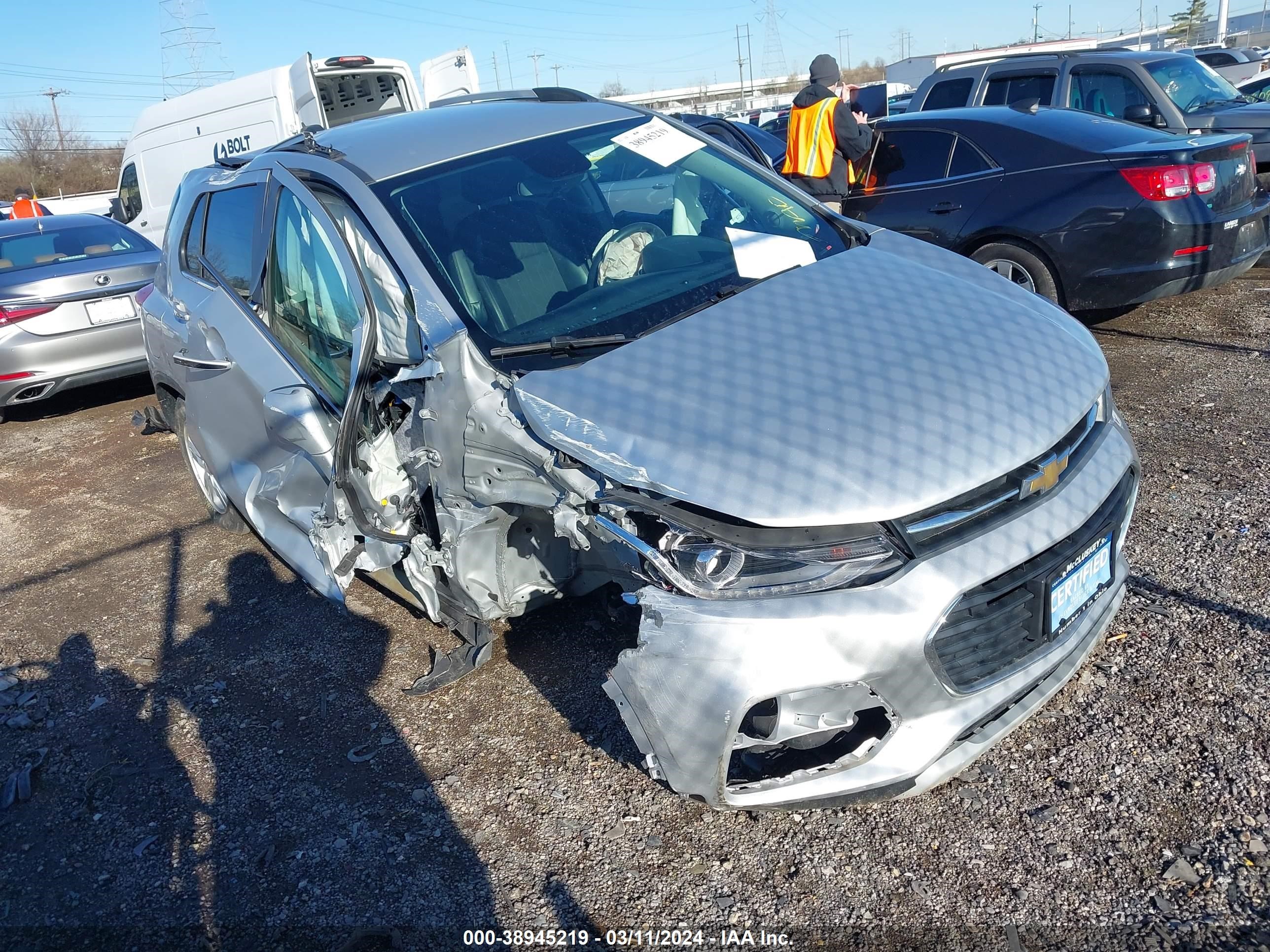 CHEVROLET TRAX 2019 kl7cjpsb2kb952018