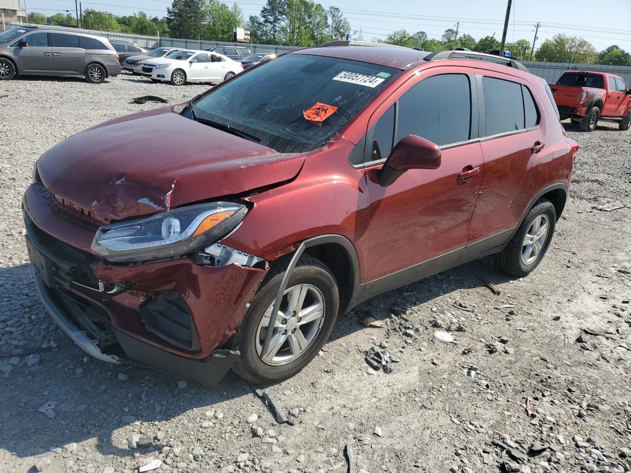 CHEVROLET TRAX 2021 kl7cjpsb3mb330885