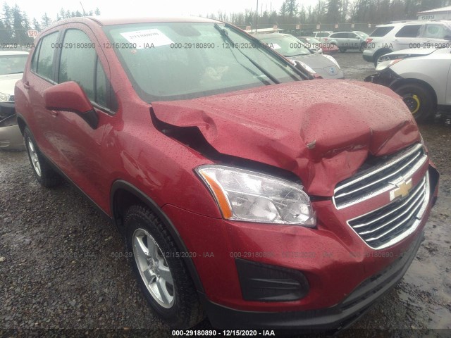 CHEVROLET TRAX 2015 kl7cjpsb4fb080236