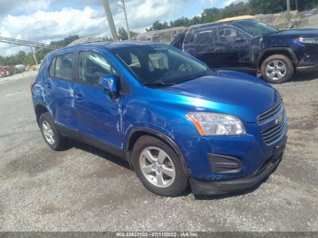 CHEVROLET TRAX 2015 kl7cjpsb6fb077502