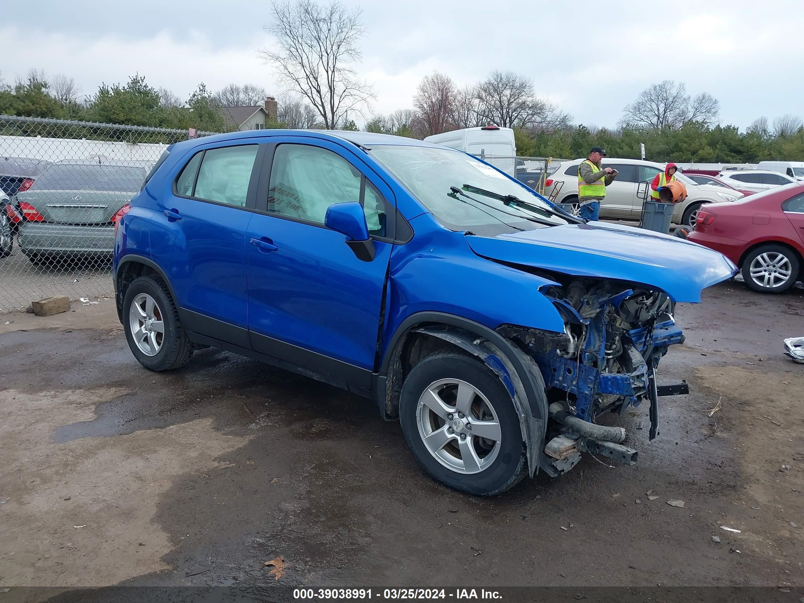 CHEVROLET TRAX 2015 kl7cjpsb6fb197834