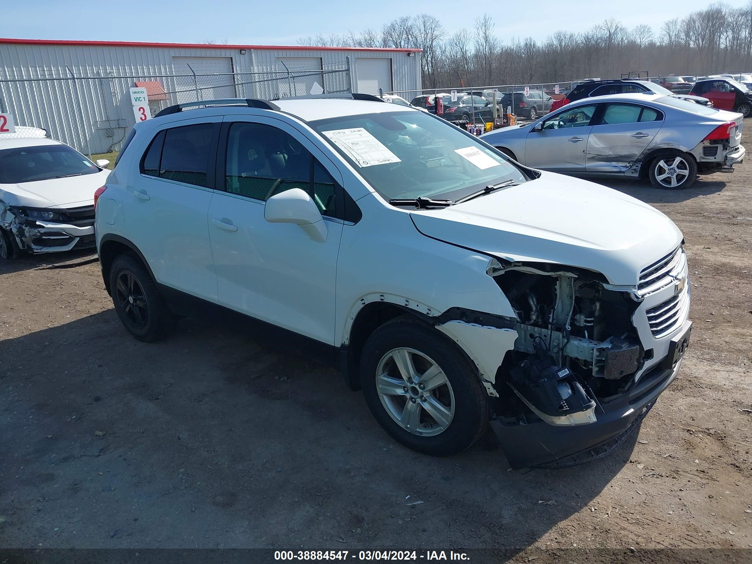 CHEVROLET TRAX 2016 kl7cjpsb9gb513597