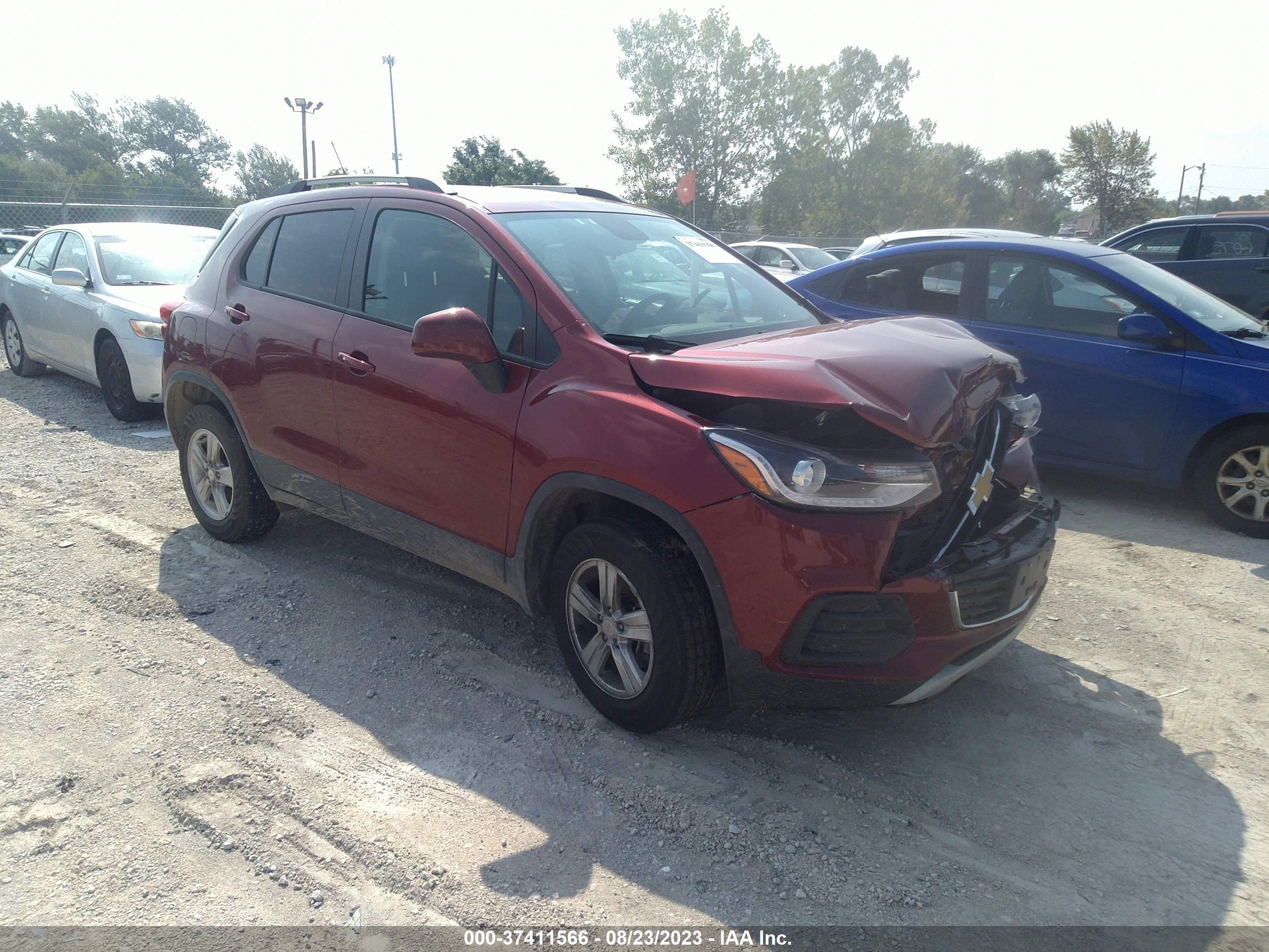 CHEVROLET TRAX 2022 kl7cjpsm3nb531950