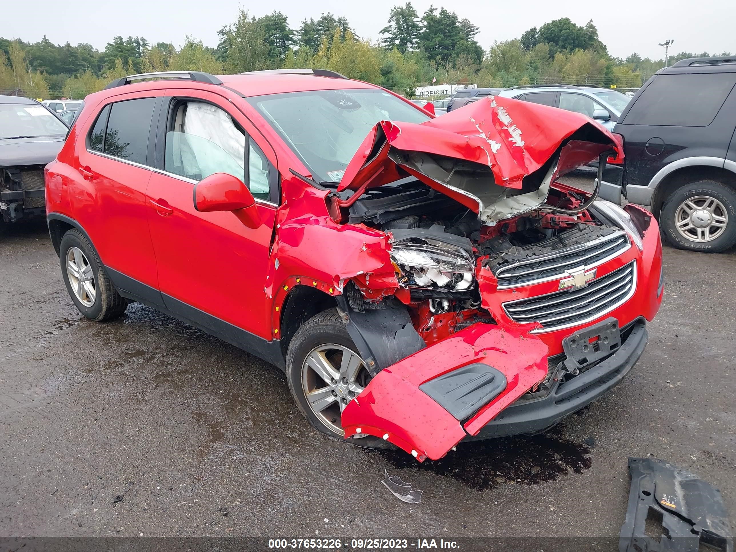 CHEVROLET TRAX 2015 kl7cjrsb0fb259496