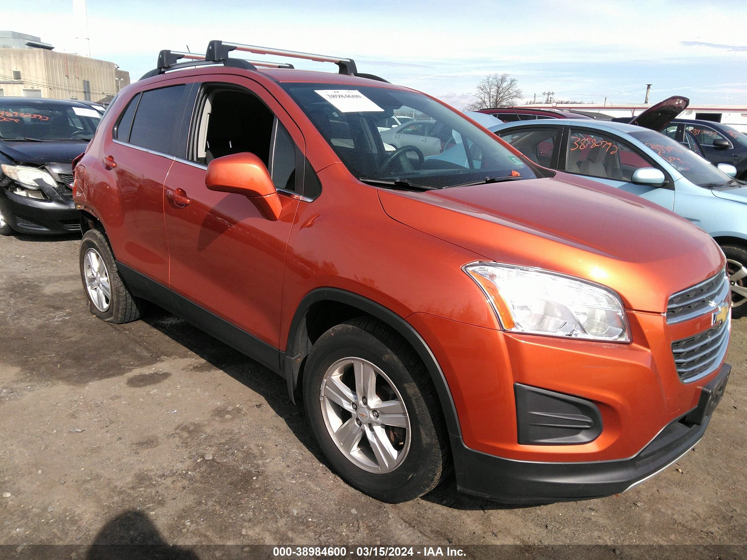 CHEVROLET TRAX 2015 kl7cjrsb1fb233120