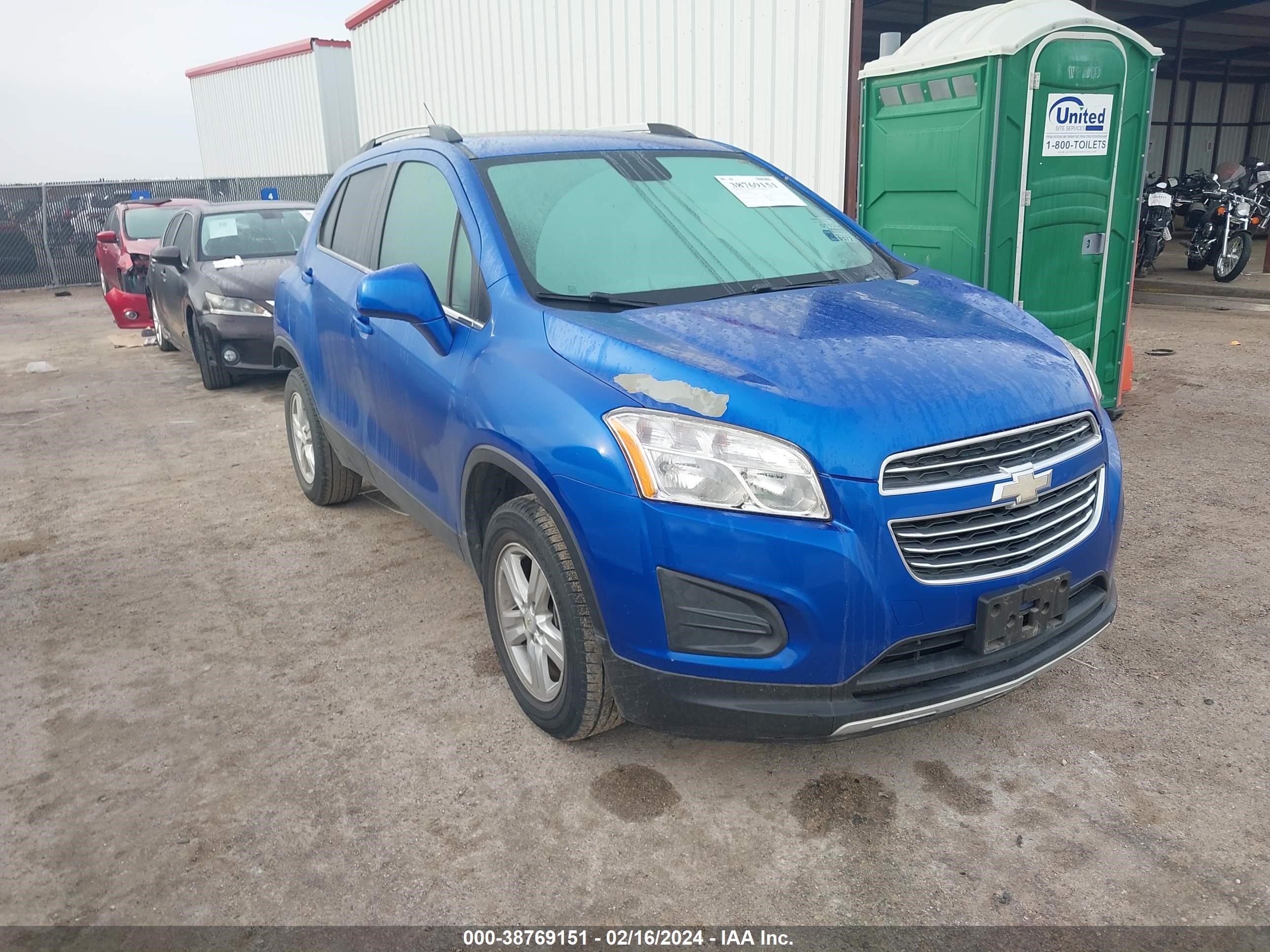 CHEVROLET TRAX 2015 kl7cjrsb9fb234886