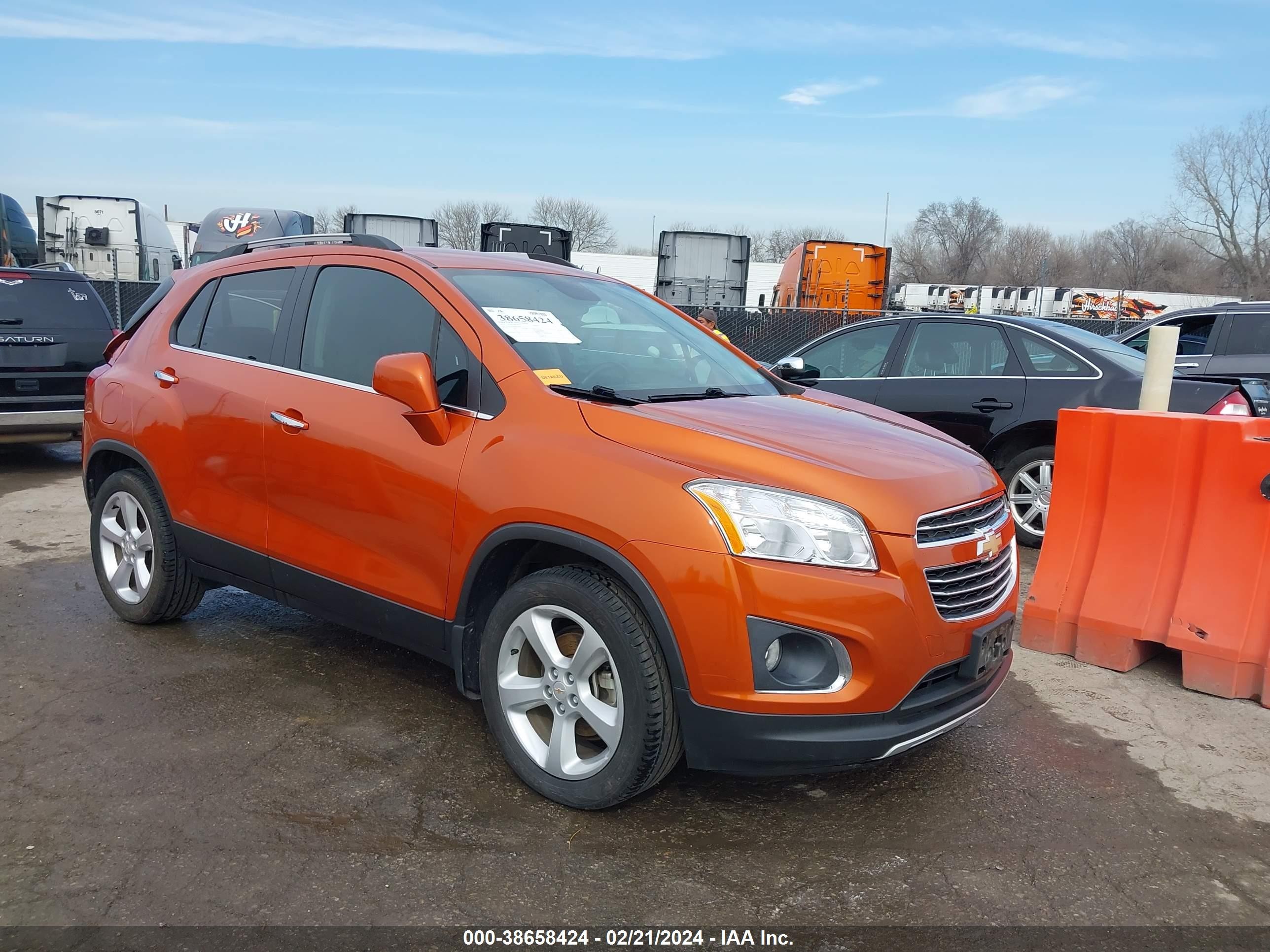 CHEVROLET TRAX 2015 kl7cjtsb6fb155785