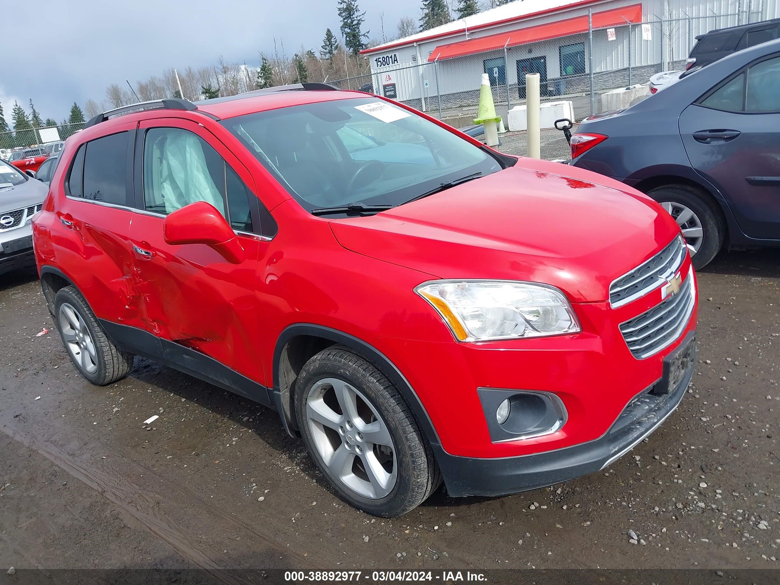 CHEVROLET TRAX 2015 kl7cjtsb6fb221106