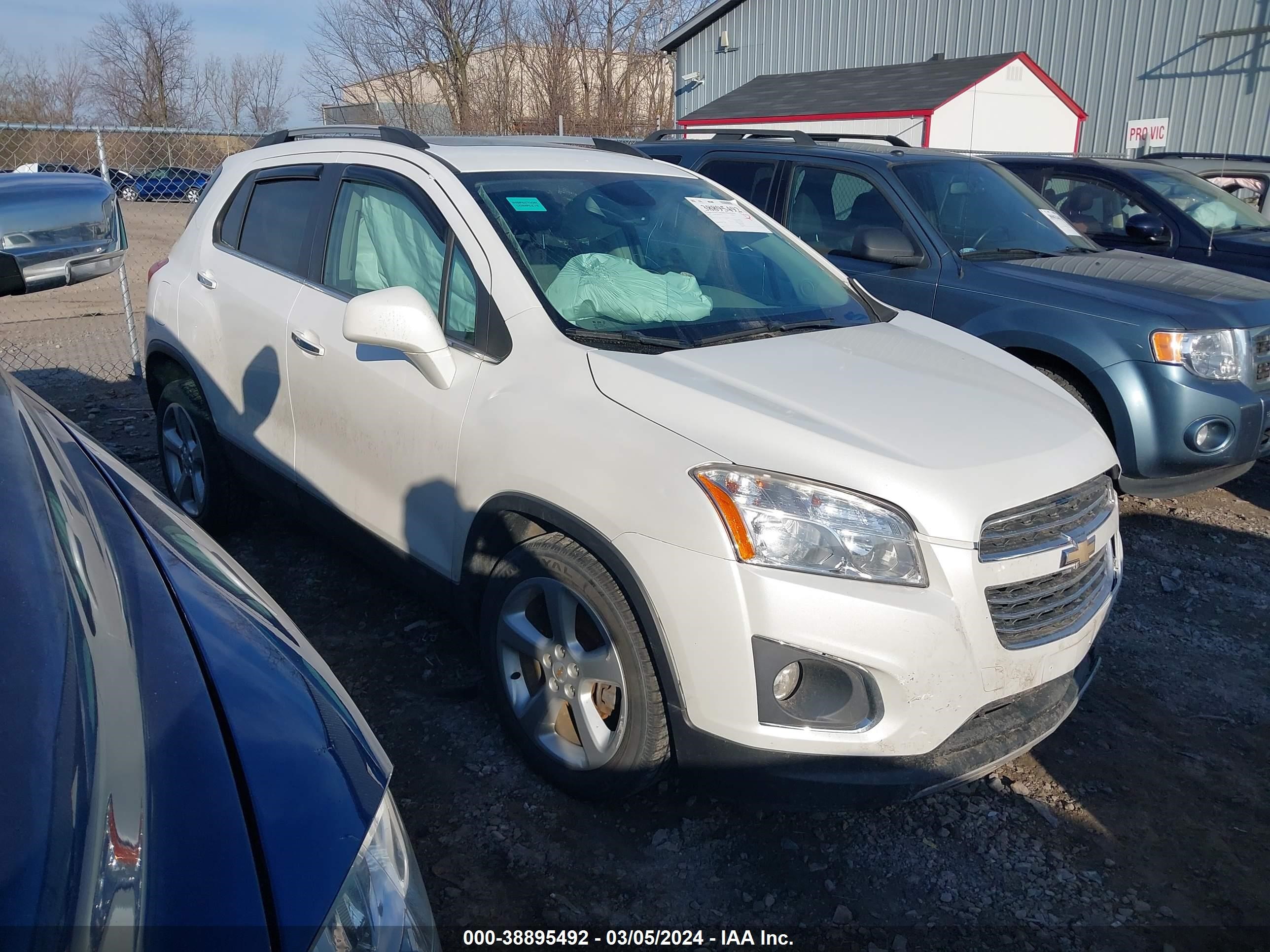 CHEVROLET TRAX 2015 kl7cjtsb7fb150255