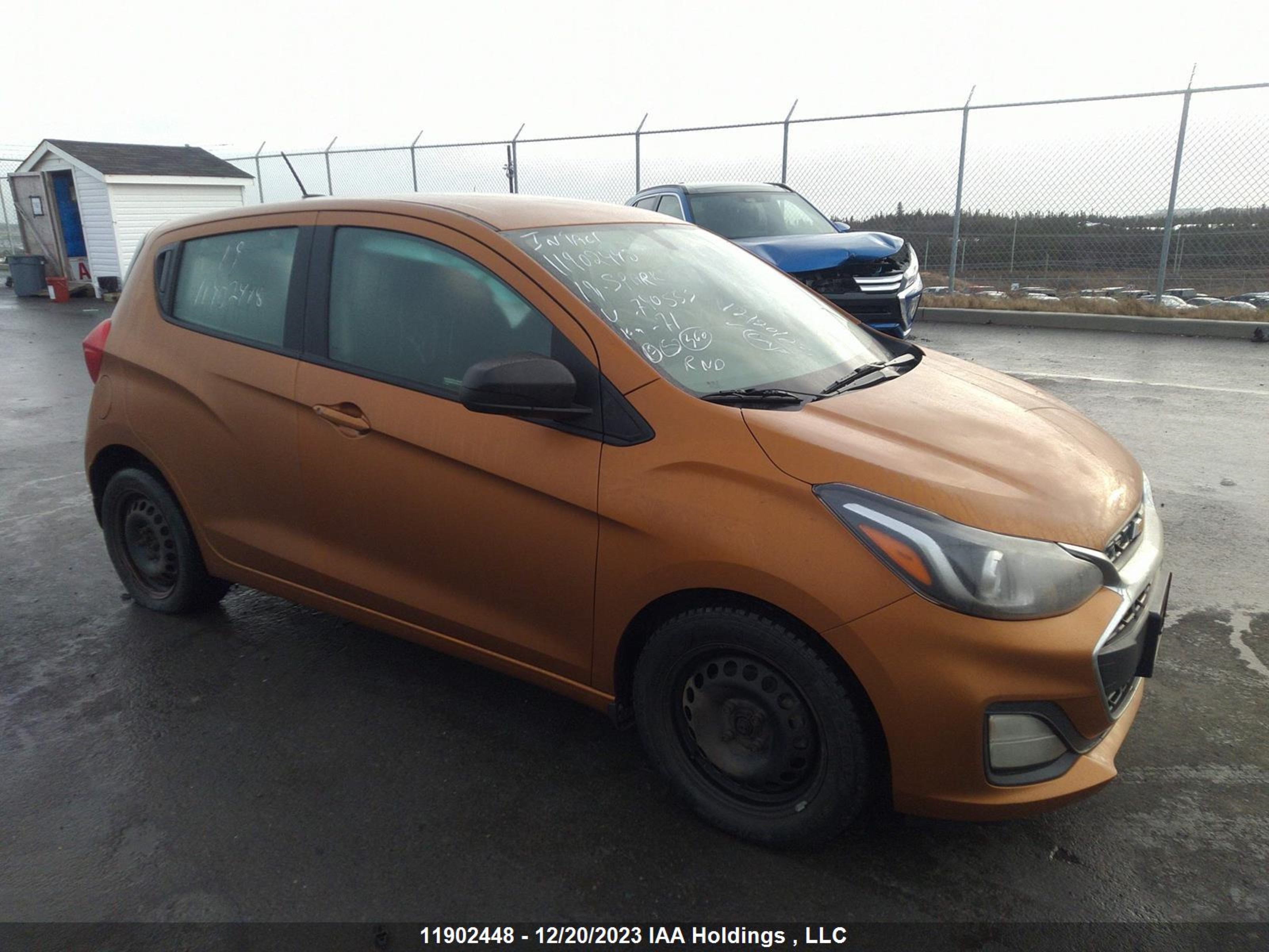 CHEVROLET SPARK 2019 kl8ca6sa3kc790553