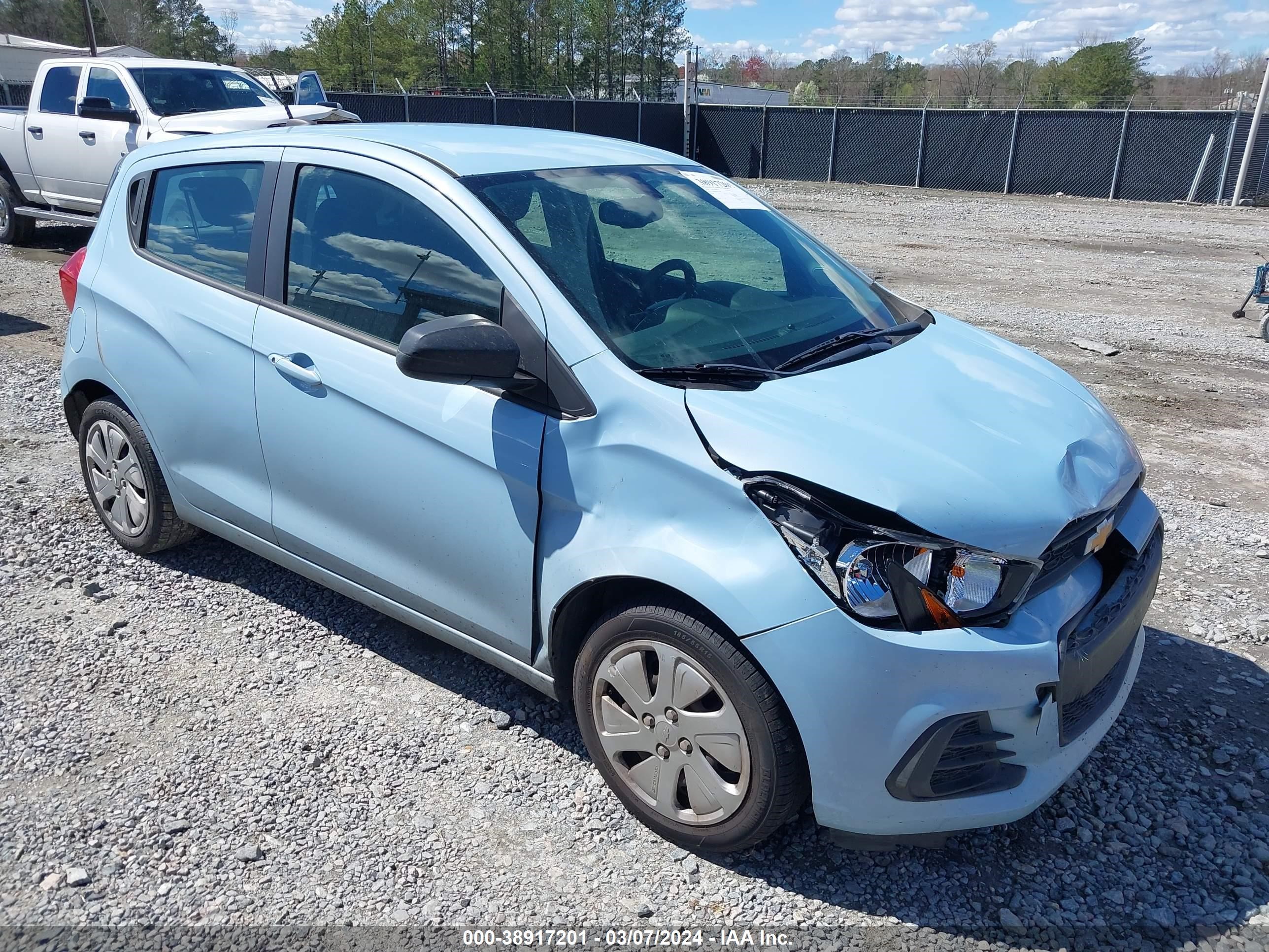 CHEVROLET SPARK 2016 kl8ca6sa5gc557880